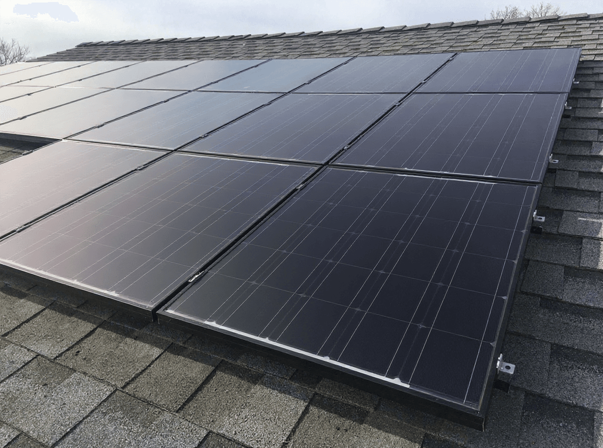 Solar Panel Cleaning by Brisk Window Cleaning